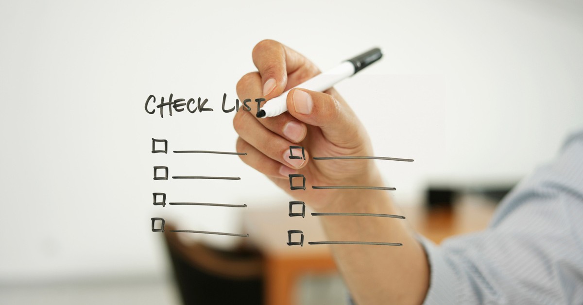 Your Final Early Application Checklist