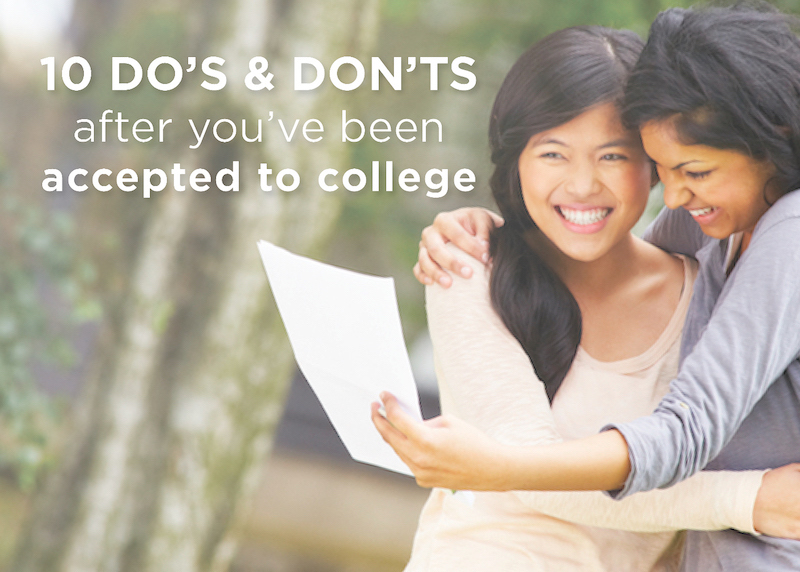 acceptance into college