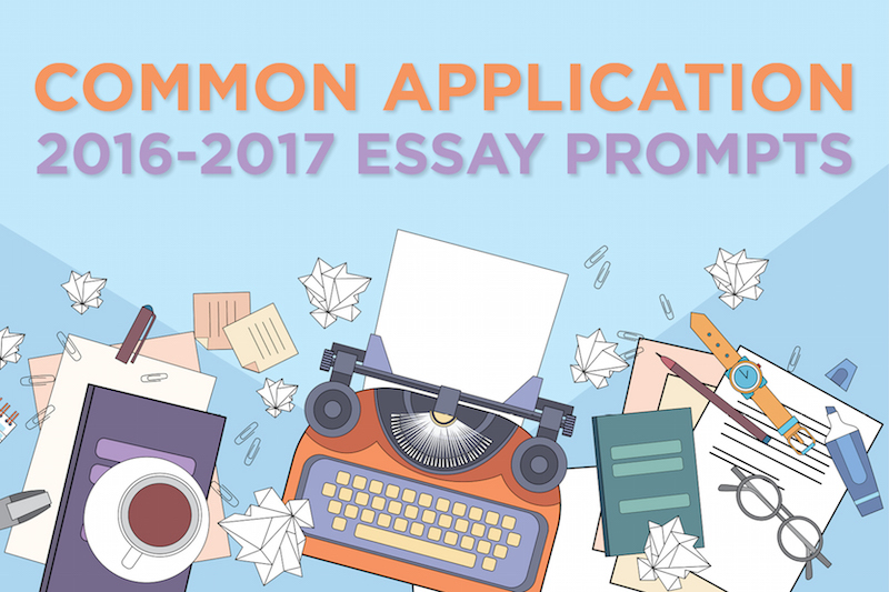 College essay prompts common app 2016