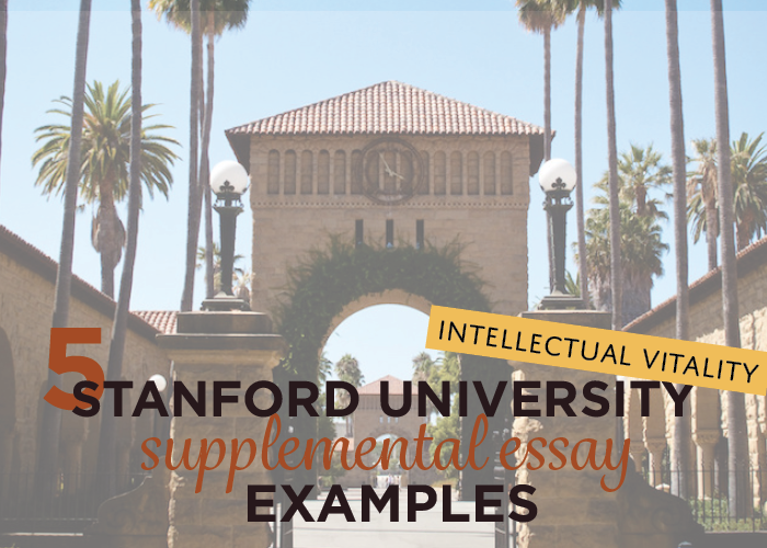 Stanford supplement essay