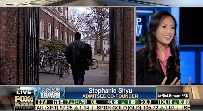 AdmitSee's founder on Fox Business