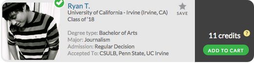 Planning go to UCI? Unlock Ryan T’s Admit Profile now!